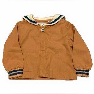 Gingersnaps Brown Sailor Collar Jacket